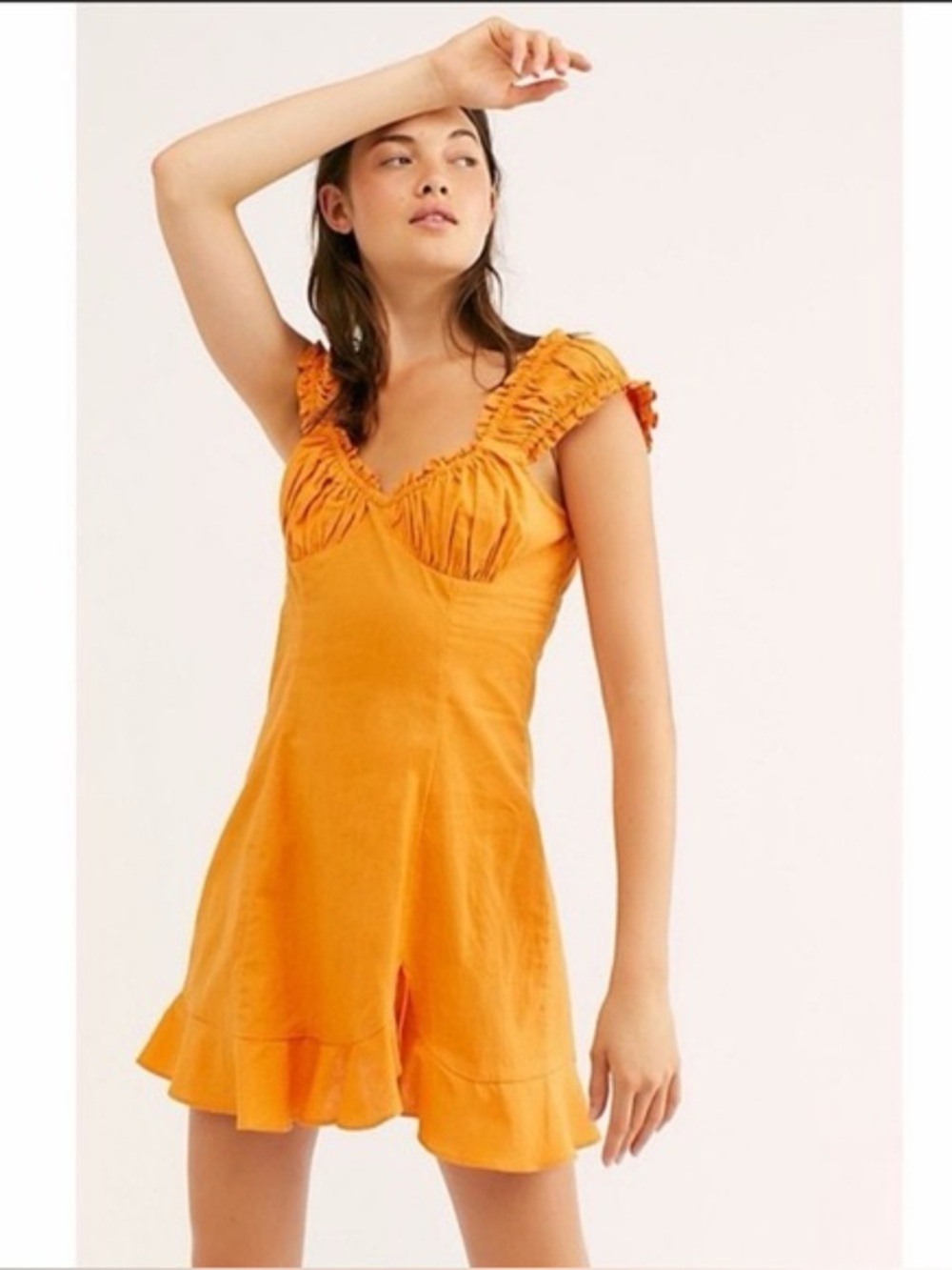 Free People Orange dress